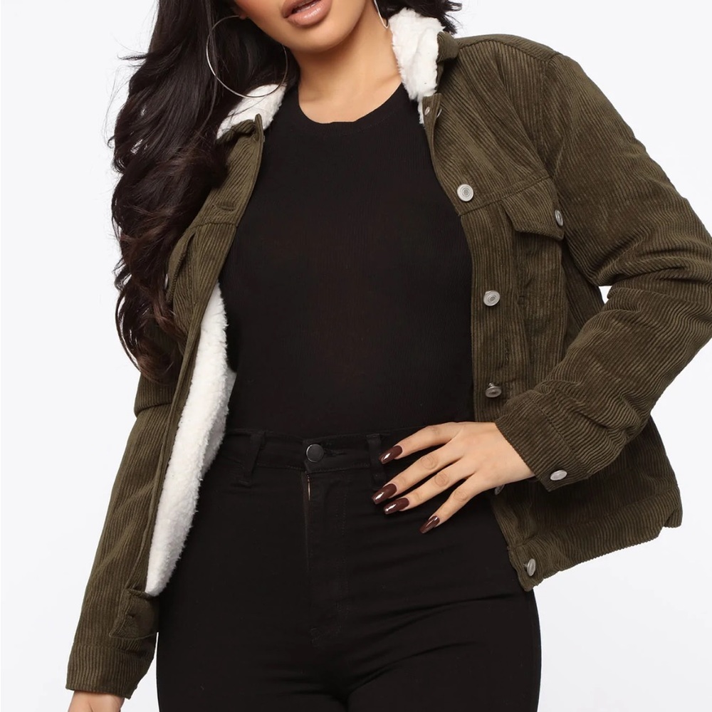 Olive green jacket